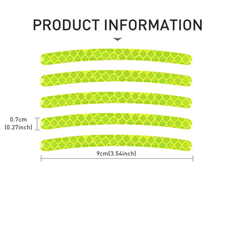 🚗High-Visibility Rim Reflecting Stickers – Stay Safe & Stylish!✨✨