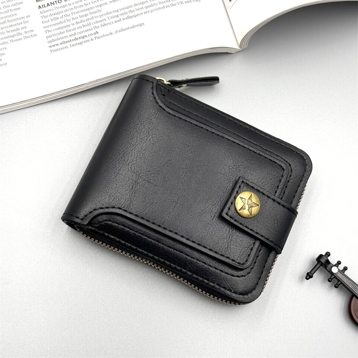 💼Retro leather wallet