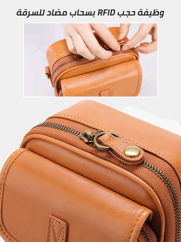 Mini-sized Genuine Leather Shoulder Bag