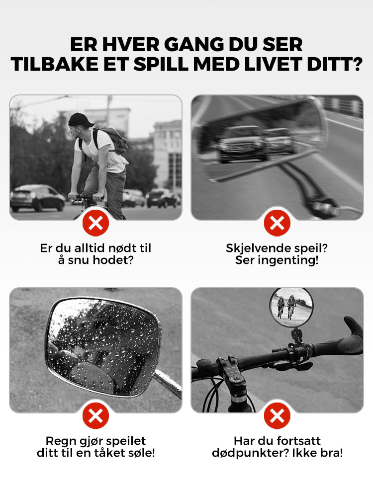 🚴‍♂️ 360° Adjustable Bike Mirror – See More, Ride Safer! 👀🛡️