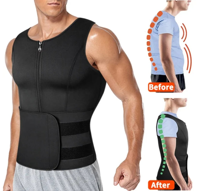 Men's tummy tuck vest