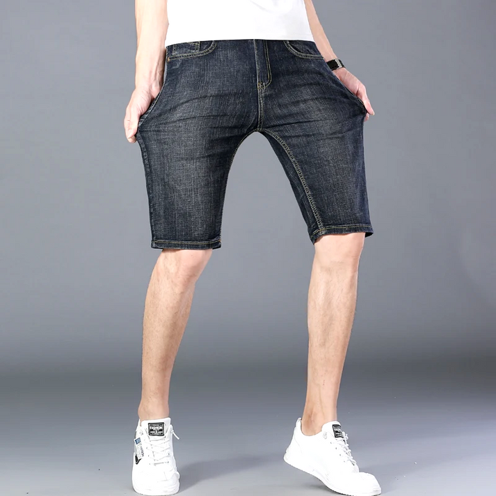 👖👖Rivet Fade Denim Short