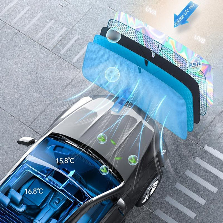 🔥New Hot Selling❤️‍🔥 Foldable Car Windshield Sunshade