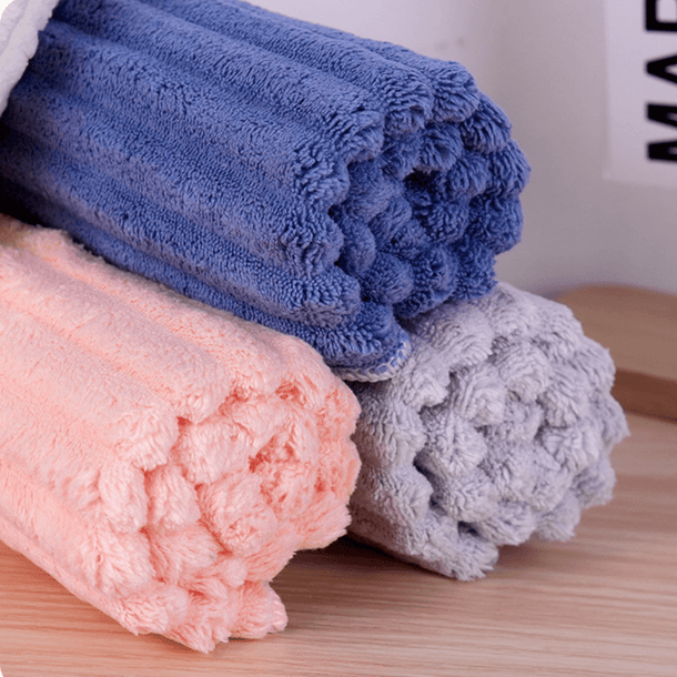 ✨ Soft-Absorb Fluffy Glow Towel – Gentle, Cozy & Ultra-Absorbent ✨