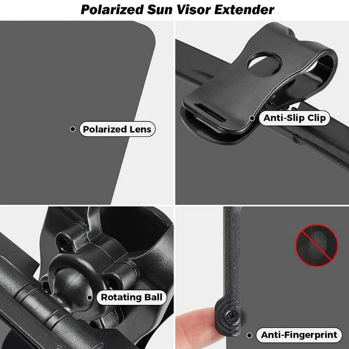 🌞 Day & Night Driving Protection | Car Sun Visor