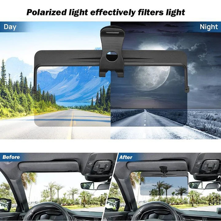 🌞 Day & Night Driving Protection | Car Sun Visor