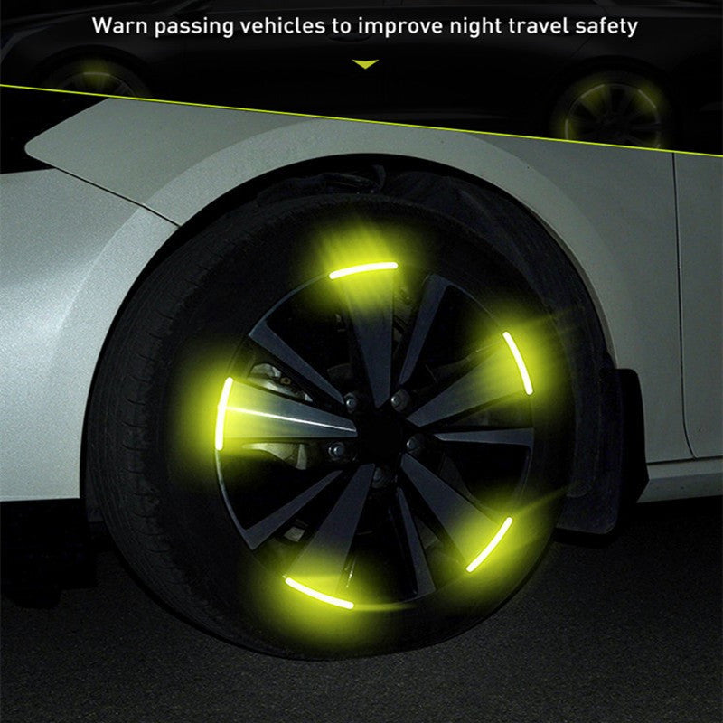 🚗High-Visibility Rim Reflecting Stickers – Stay Safe & Stylish!✨✨