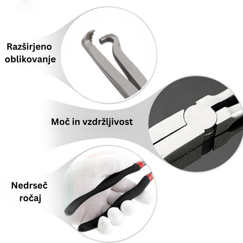 Pliers for separating electrical connectors