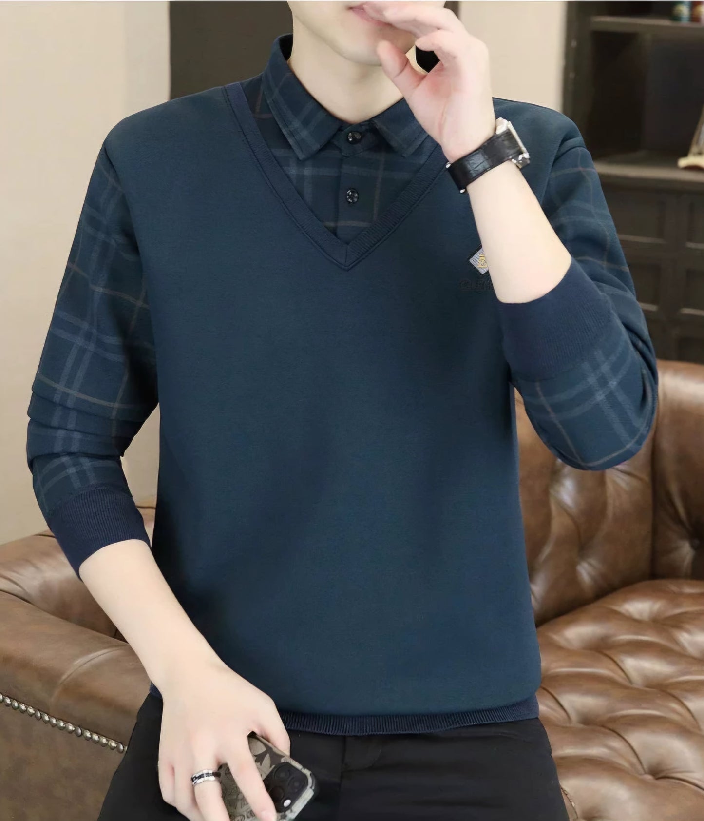 Elite Plaid Knitwear