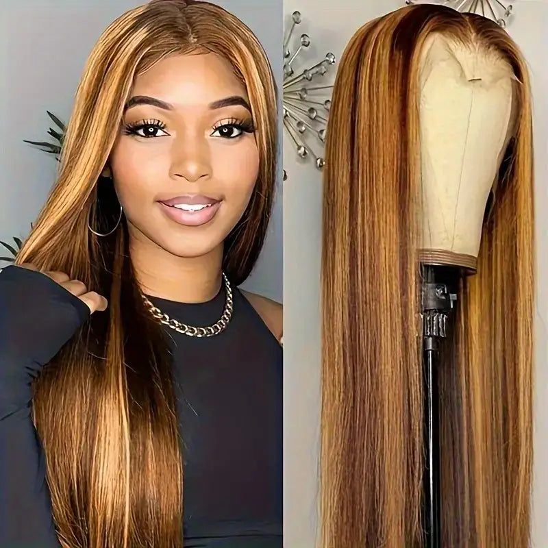 ✨Natural Look Gradient Highlight Lace Wig💇‍♀️💖