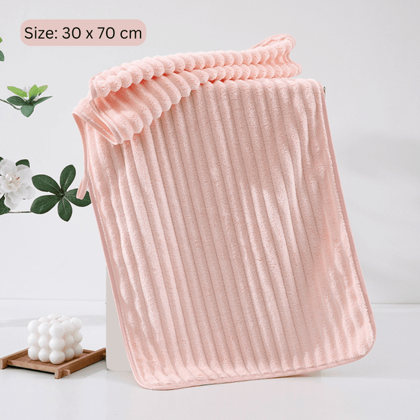 ✨ Soft-Absorb Fluffy Glow Towel – Gentle, Cozy & Ultra-Absorbent ✨