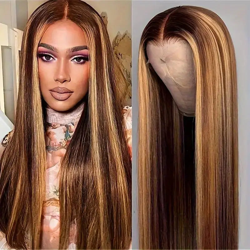 ✨Natural Look Gradient Highlight Lace Wig💇‍♀️💖