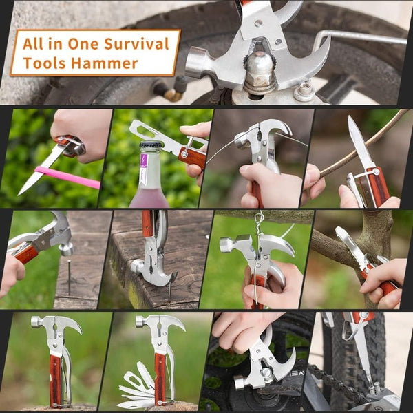13-in-1 Multifunctional Hammer Tool for Home and Outdoor Use🔨🔨
