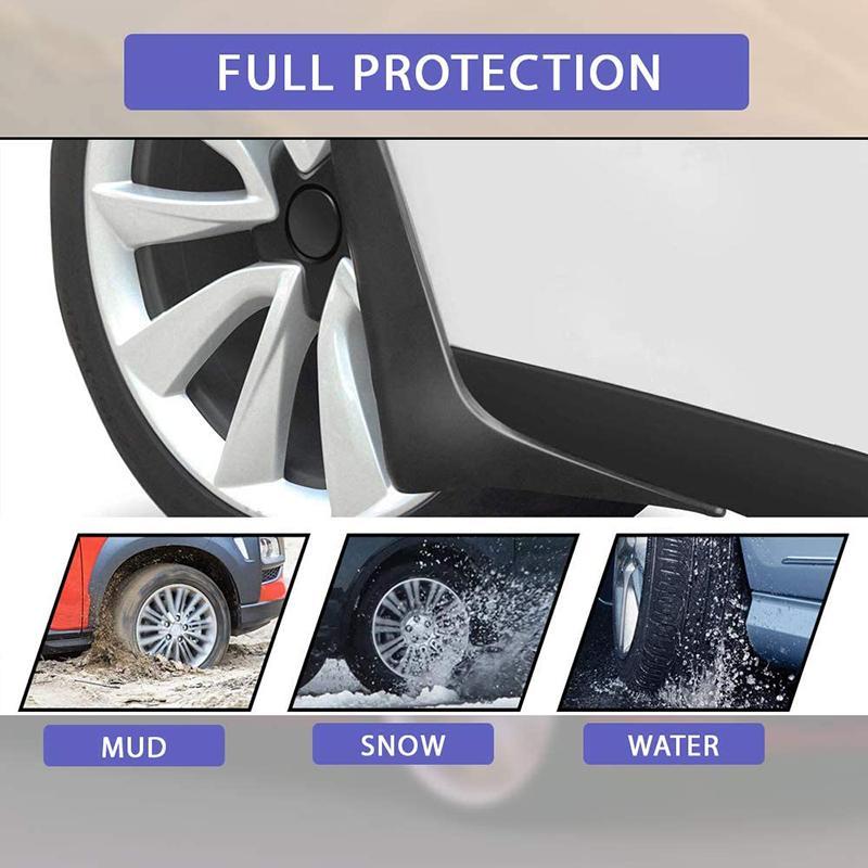 Universal car mudguards
