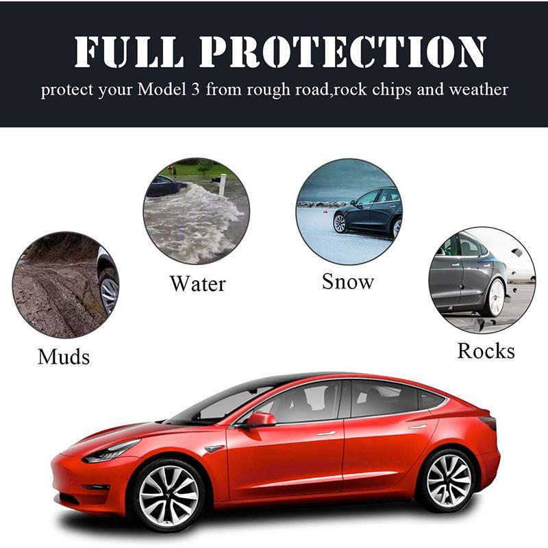 Universal car mudguards