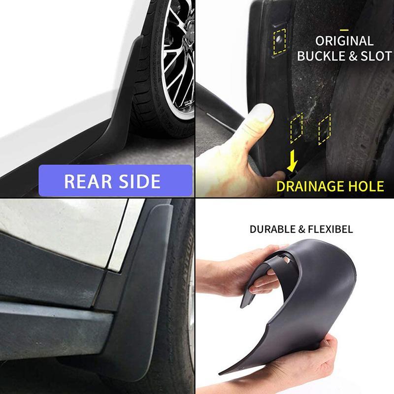 Universal car mudguards